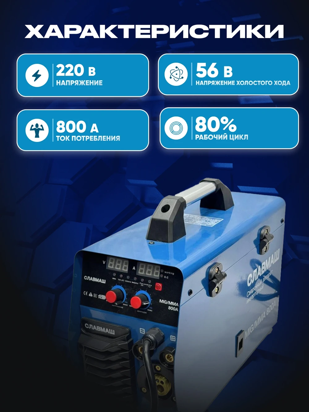Сварочный инвертор MIG/MMA 800A — изображение 2